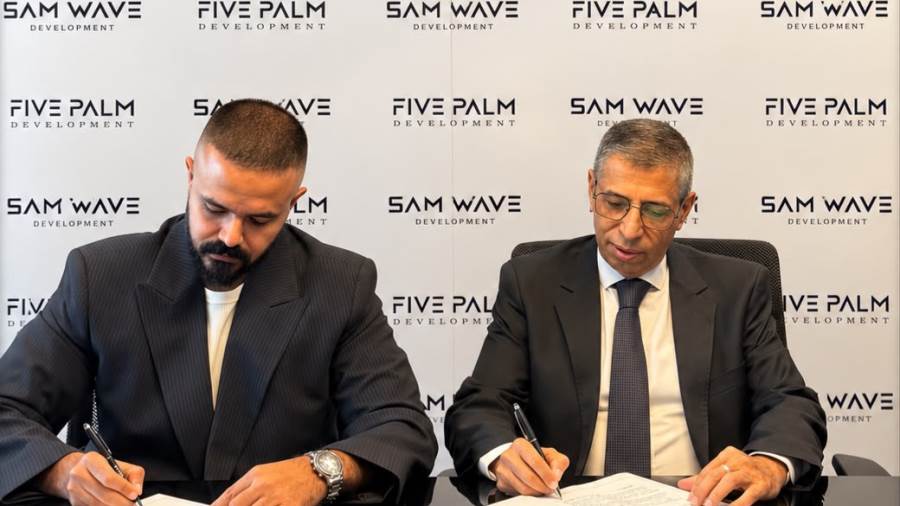شراكة استراتيجية بين «Five Palm»و«Sam Wave»  في مشروع سكني بالعاصمة الجديدة ورأس الحكمة