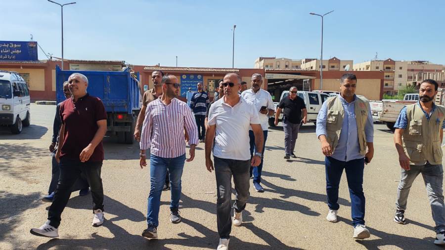 حملة مكبرة لإزالة الإشغالات بمدينة بدر.. ورئيس الجهاز: لن نسمح بعودة المخالفات والحملات مستمرة