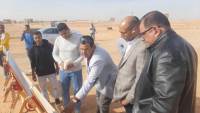 جولة ميدانية لمسؤولي المجتمعات العمرانية لمتابعة محطات الرفع والمواقف بالشروق