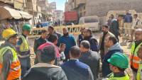 رئيس مياه سوهاج يتفقد إصلاح هبوط شوارع «طما» ويؤكد إنهاء الأعمال دون توقف الخدمة