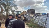 إزالة مبانٍ مخالفة على 24 فدانًا بجمعية عرابي في حملة مكبرة بمدينة العبور الجديدة