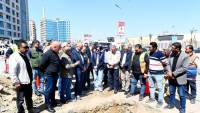 وزيرة الإسكان تتابع أعمال ربط خط مياه الشرب الرئيسي بزهراء المعادي 