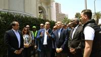 رئيس الوزراء يتفقد مشروع رفع كفاءة الواجهات الخارجية والموقع العام لقصر التحرير