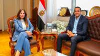«المنشاوى» تبحث مع رئيس شركة كليلة تعزيز تصدير العقار المصري والترويج للمشروعات القومية بالخارج
