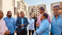 حملات مكثفة لإزالة مخالفات البناء. بحدائق أكتوبر .. ومتابعة تنفيذ مشروعات «الإسكان الأخضر»