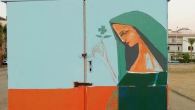 تجميل أكشاك الكهرباء بمدينة 6 أكتوبر