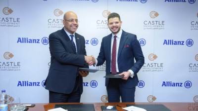 كاسيل للتطوير العمرانى توقع بروتوكول تعاون مع أليانز مصر للتأمين