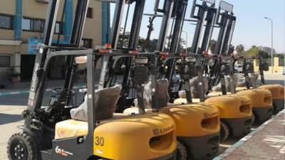 5 أوناش جديدة لرفع مستوى الخدمات بشركة مياه أسيوط