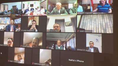 بالفيديو كونفرانس.. اجتماع لشركة مياه أسيوط لمتابعة الموقف التنفيذي للمشروعات