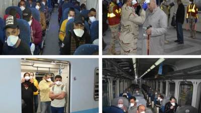 القوات المسلحة توزع الكمامات الطبية على المواطنين