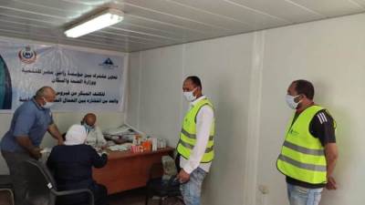 قافلة طبية للكشف على العاملين بمدينة ناصر الجديدة