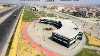 الخطيب يتفقد سير العمل بالممشي السياحي في الشيخ زايد