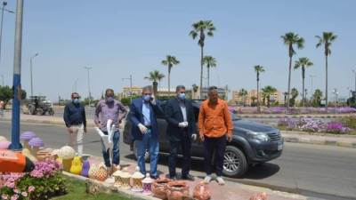 رئيس جهاز العاشر من رمضان يتأكد من غلق الحدائق و المتنزهات