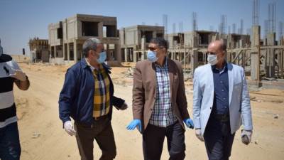 رئيس جهاز أكتوبر الجديدة يتفقد سير العمل بمشروع «بادية أكتوبر»