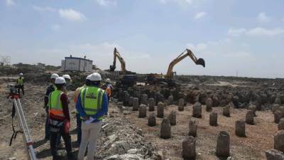 الانتهاء من أعمال الأساسات العميقة لـ15 برجاً سكنياً بمنطقة غرب كارفور