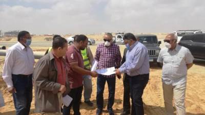 نائب رئيس"هيئة المجتمعات" يتفقد مشروعات القاهرة الجديدة والعاصمة الإدارية