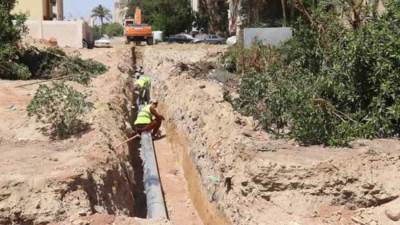 بدء إحلال وتجديد شبكات مياه الشرب بمدينة الغردقة