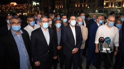 بالصور .. رئيس الوزراء يتفقد الأعمال النهائية لمشروع تطوير ميدان التحرير 