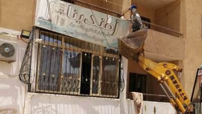 غلق وتشميع ٧ وحدات مخالفة بالحى الأول بمدينة بدر