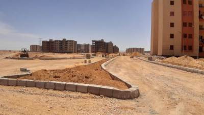 إنشاء مدخل جديد لمشروع " سكن مصر" مدينة الشروق
