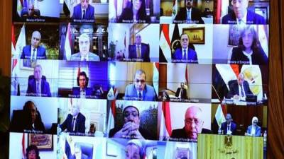 بعد قليل اجتماع مدبولي  مع المحافظين بالفيديو كونفرنس