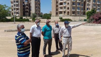مسئولو «المجتمعات العمرانية» فى جولة ميدانية بمنطقة التجمع الثالث