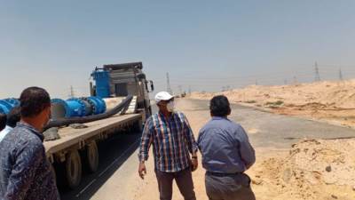 جمال طلعت يتفقد سير العمل بالحيين الحكومى والسكنى بالعاصمة الإدارية