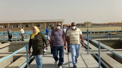 ملاحظات على «المرحلة الثانية».. رئيس «القاهرة الجديدة» يتفقد محطة تنقية مياه الشرب