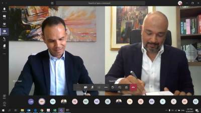 مصر إيطاليا العقارية تتعاون مع اتصالات مصر لتطوير البنية التحتية في "كايرو بيزنس بارك"