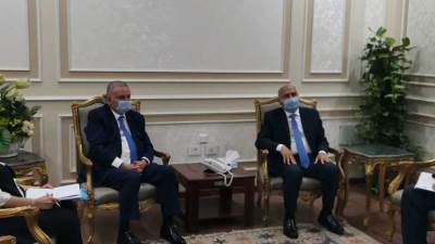 وزيرا قطاع الأعمال والنقل يبحثان آخر مستجدات إنشاء شركة للنقل متعدد الوسائط