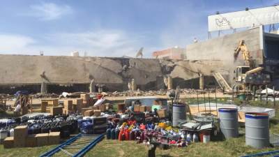 بدوي يقود حملة لإزالة التعديات في برج العرب 