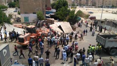 بالصور .. الشربيني يقود أكبر حملة لإزالة الإشغالات والمخالفات بمدينة 6 أكتوبر