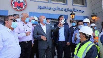 وزير النقل: افتتاح محطات المرحلة الرابعة للخط الثالث للمترو قبل عيد الأضحى (صور)