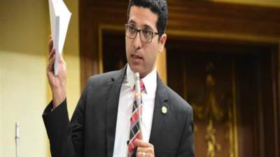 نقاش ساخن بين أمين الأغلبية البرلمانية وهيثم الحريري بسبب قانون تصالح مخالفات البناء