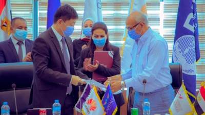 بالصور.. توقيع عقد تنفيذ أول مدينة طبية عالمية بمدينة بدر "كابيتال ميد"