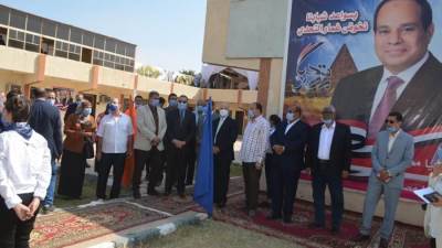 توزيع حقائب حماية من «كورونا» على سوريات ووافدات عربيات بالعاشر من رمضان (صور)