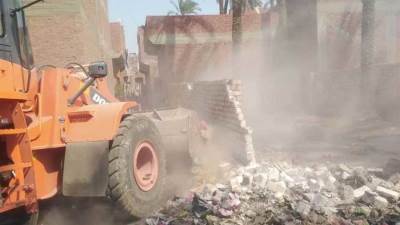 إزالة عقار على مساحة ٨٠ مترا في حملة بكرداسة