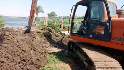 إزالة 29 مخالفة تعد واسترداد 3416 متر أملاك دولة بالمنيا