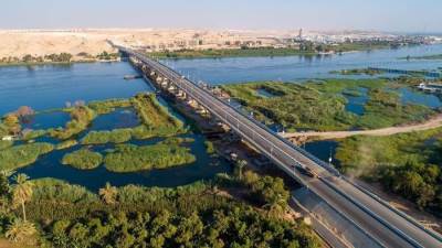 بالصور .. تعرف علي كوبري النيل الجديد بسمالوط بالمنيا