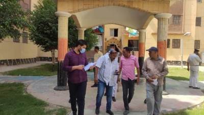 حملة جديدة للضبطية القضائية بالتعاون ما بين صندوق الإسكان الاجتماعي وجهاز مدينة السادات