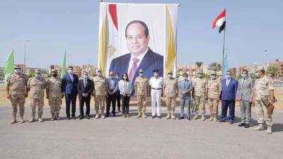 رئيس جهاز دمياط الجديدة ومحافظ دمياط يستعرضان معدات التدخل السريع (صور)