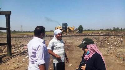 رفع ٣٠ طن قمامة ومخلفات بـ ههيا وإزالة التعديات على الأراضي الزراعية