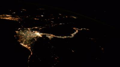 رائد فضاء بريطانى ينشر صورا لمصر من الفضاء ويعلق:القاهرة والنيل مميزان للغاية