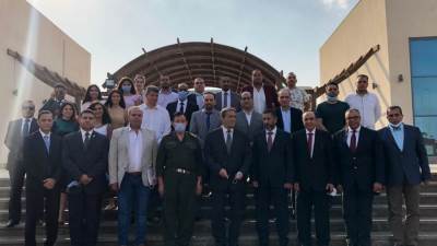 شركة أردنية توقع عقد الحق الإعلاني الحصري للعاصمة الإدارية (صور)