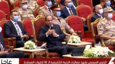 السيسي: "مقدرش أتصالح مع اللى عاوز يهد بلدى ويؤذى شعبى وولادى"