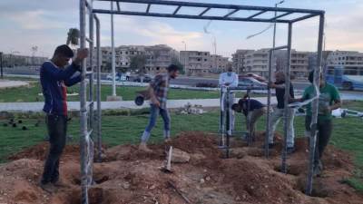 جهاز «الشروق»: إنشاء منطقة أجهزة رياضية مفتوحة بحديقة أهل مصر (صور)