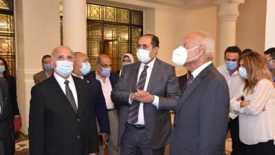 «كونستك» تنهى أعمالا بالملحق الإداري للجامعة العربية بـ280 مليون جنيه (صور)