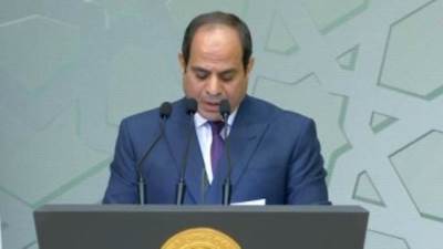 السيسى ناصحا المسلمين: إذا كنت تحب النبى محمد.. فتأدب بأدبه وتخلق بخلقه