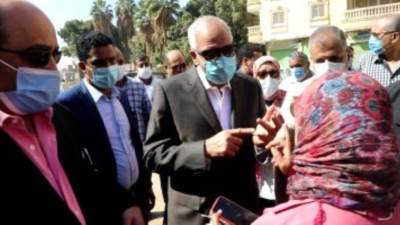 محافظ الجيزة يعاين استكمال محور ترسا من اللبينى حتى المنصورية