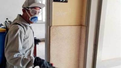 تطهير وتعقيم المنشآت العامة والخدمية بالشرقية لمواجهة الموجة الثانية من كورونا
